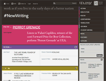 Tablet Screenshot of newwriting.net